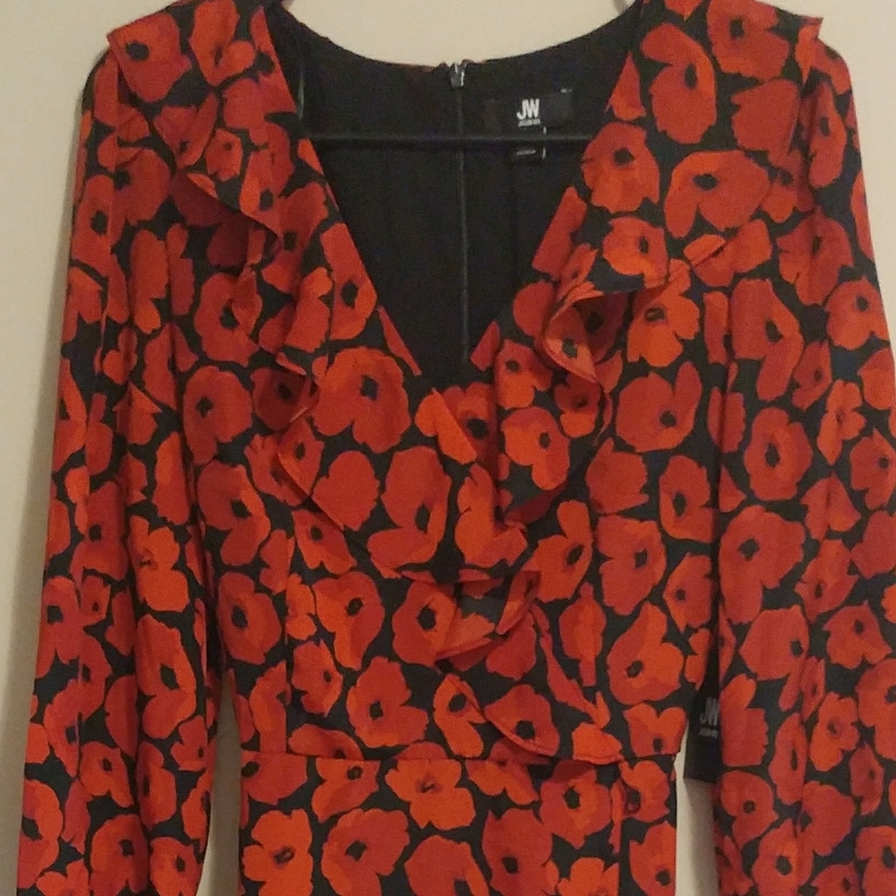Jason Wu Flouncy Flirty Flower Patterned Dress - Picture 8 of 9